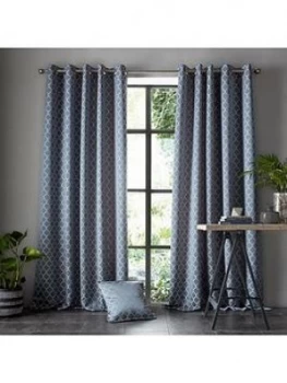 image of Ashley Wilde Aldbury Danube 46X54 Eyelet Curtains