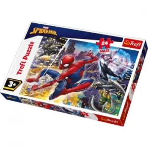 Image of Spiderman Maxi 24 Piece Jigsaw