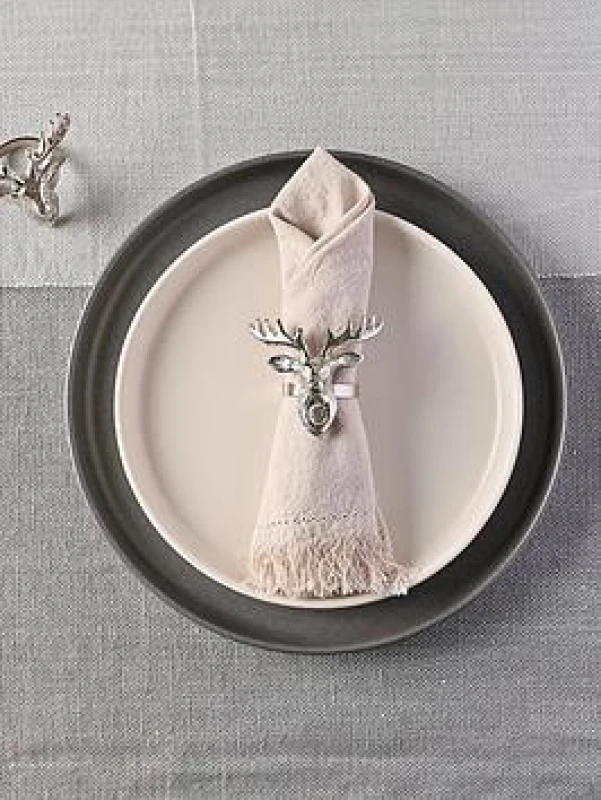 Image of Set of 4 Stag Shaped Napkin Holders