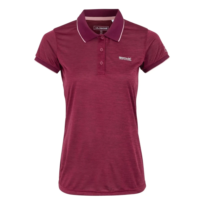 Image of Womens polo shirt Regatta Remex II Rouge Female 40