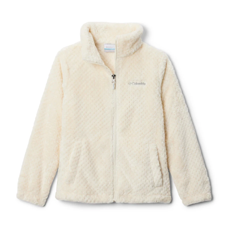 Image of Columbia Fire Side Fleece Juniors Chalk female 11-12 (L)