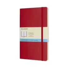 Image of Moleskine Scarlet Red Large Dotted Notebook Soft