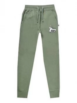 Image of Money Boys Chrome Ape Joggers - Green, Size 8-9 Years
