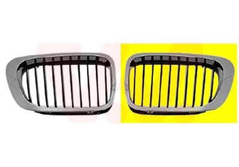 Image of VAN WEZEL Radiator Grille VAN WEZEL 0647517