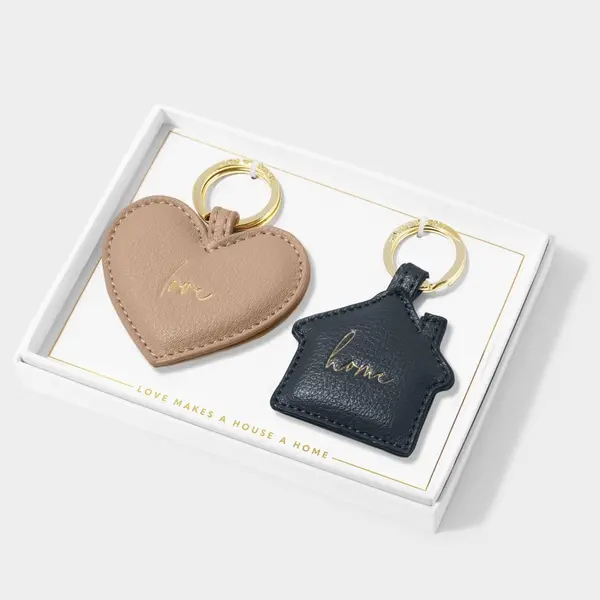 Katie Loxton Brown Keyring Set KLB3059