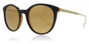 image of Prada PR17SS Sunglasses Violet Orange VH56T0 53mm