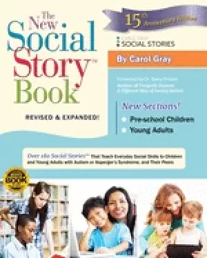 Image of new social story book over 150 social stories that teach everyday social sk