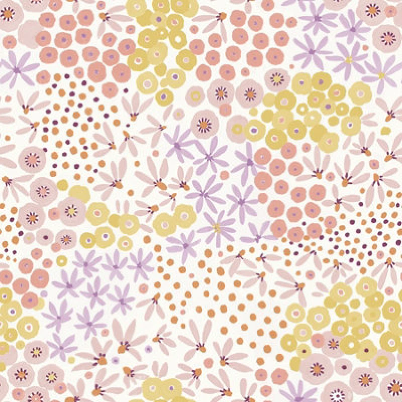 Image of Nuwallpaper Nus4848 Floral Bunch Multi Peel & Stick Wallpaper, Warm