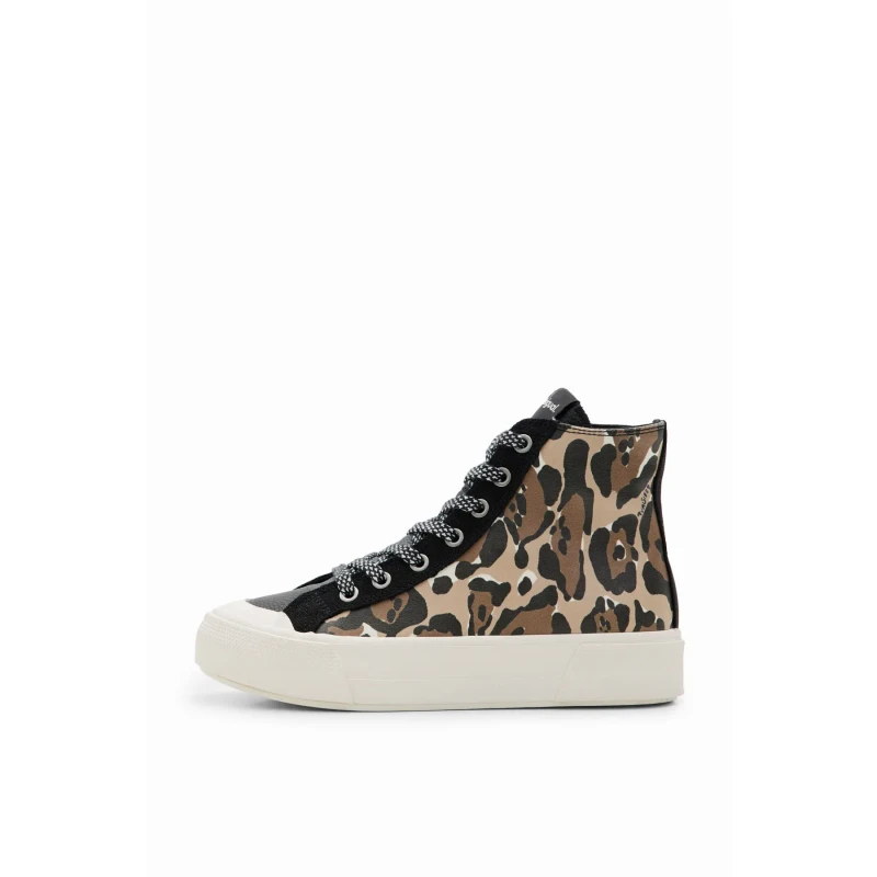 Image of Desigual Womens Trainers Desigual Crush Animal Mix Marron Female 37