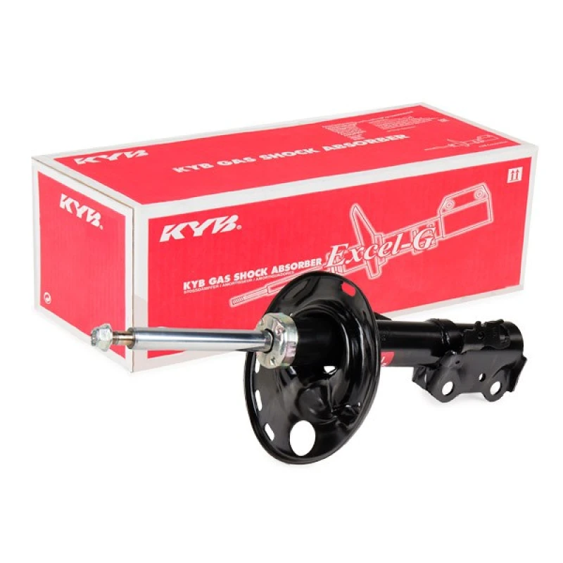 Image of KYB 3358006 Shock absorber Front Axle Left, Gas Pressure, Twin-Tube, Damper with Rebound Spring, Top pin Shock Absorber (854)