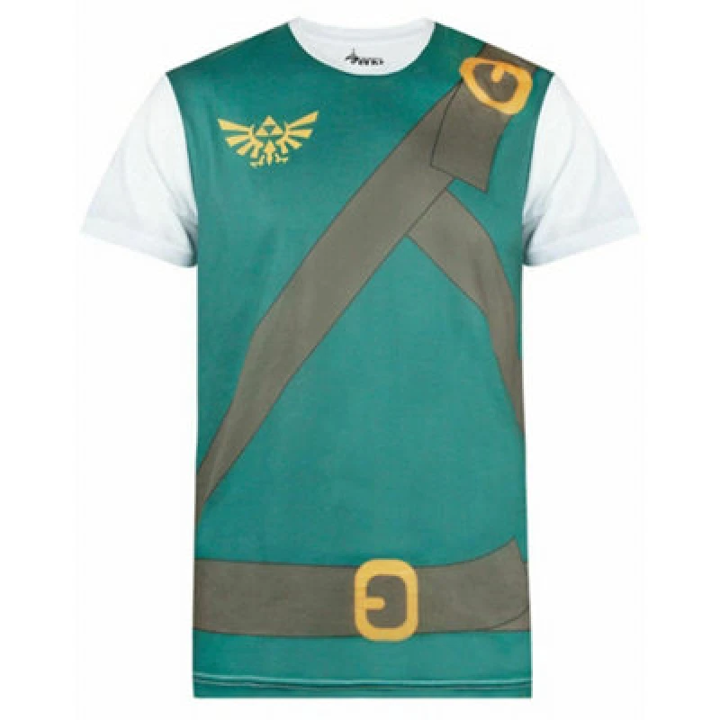 Image of Nintendo Short Sleeved T-Shirt Green male