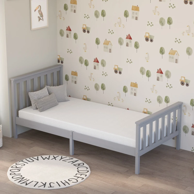Image of Aspire Kids Memory Foam Mattress With Easy Clean Cover, Size Small Single