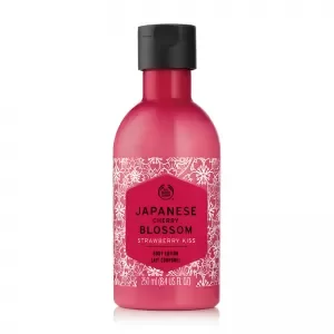 image of The Body Shop Japanese Cherry Blossom Strawberry Kiss Body Lotion Japanese Cherry Blossom Strawberry Kiss Body Lotion