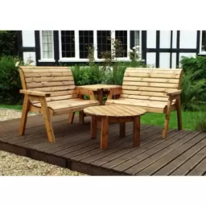 Image of Four Seater Corner Unit - W183 x D183 x H98 - Fully Assembled