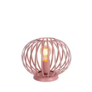 image of Merlina Modern Table Lamp Children - Ø25.5cm- 1xE27 - Pink