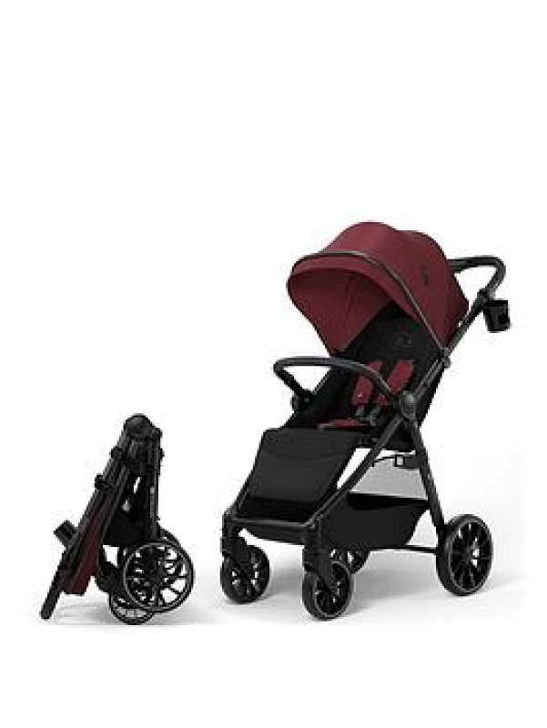 Image of Kinderkraft GRANDE 2 Stroller Pushchair For Children Up To 22 kg in Red Red Unisex