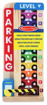 Image of Melissa and Doug Stack and Count Parking Garage.
