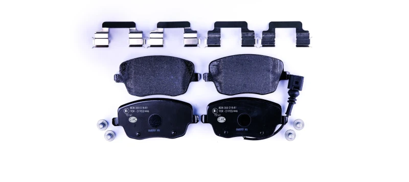 Image of HELLA Brake pad set HELLA 8DB 355 018-811