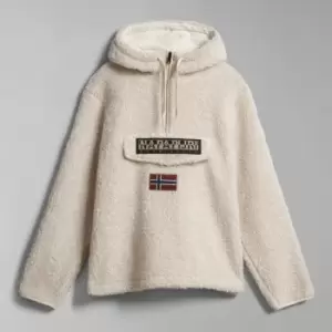 image of Napapijri Burgee Fleece Half-Zip Hoodie - L