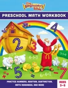Image of The Beginner's Bible Preschool Math Workbook : Practice Numbers, Addition, Subtraction, Math Readiness, and More