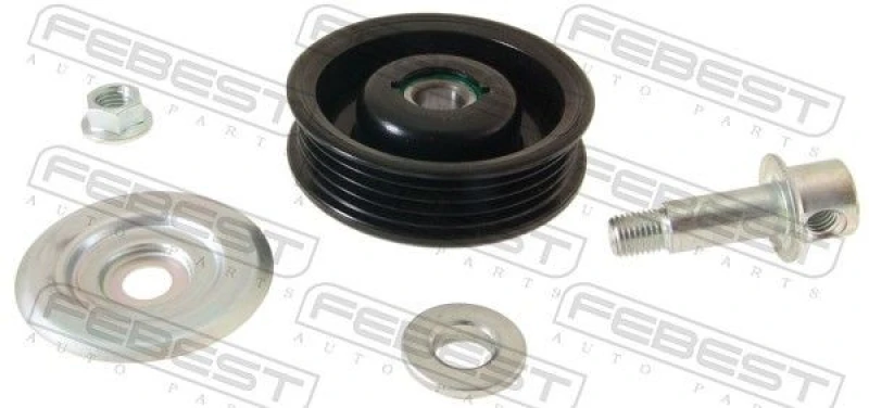 Image of FEBEST 0187-GX110 Tensioner Pulley Tensioner Pulley,v-ribbed belt (310)