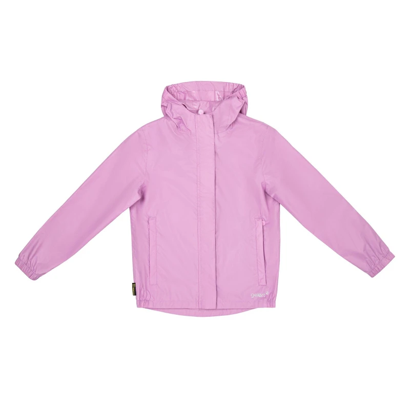 Image of Gelert Gelert Packaway Rain Jacket - Purple Purple 7 - 8 Years
