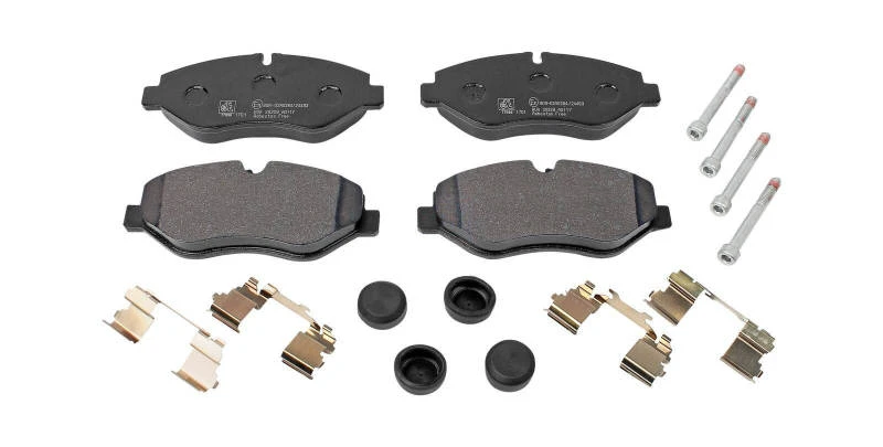 Image of DT Spare Parts 7.92607 Brake pad set Front Axle Brake Pad Set,disc brake (402)