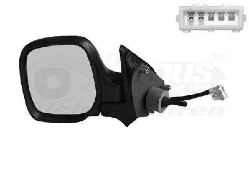 Image of VAN WEZEL Wing mirror VAN WEZEL 0903813