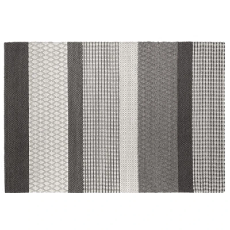 Image of Beliani Rug Akkaya Grey 160 X 220 Cm Wool