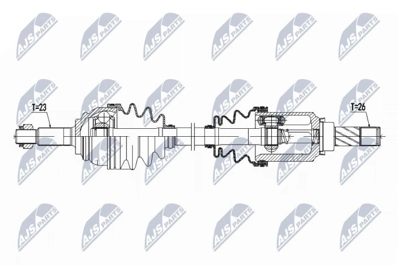 Image of NTY Drive shaft NTY NPW-RE-069