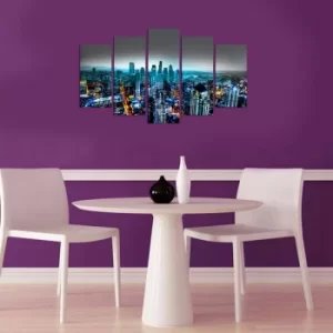 Image of 5PMX-026 Multicolor Decorative MDF Painting (5 Pieces)