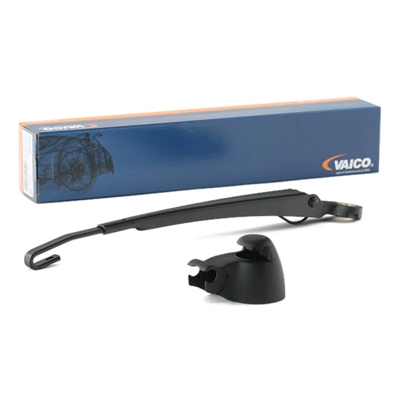 Image of VAICO V10-2016 Wiper Arm Original VAICO Quality, Rear PBT, GRP (Glass fibre Reinforced Plastic) Wiper Arm,windscreen washer (301)