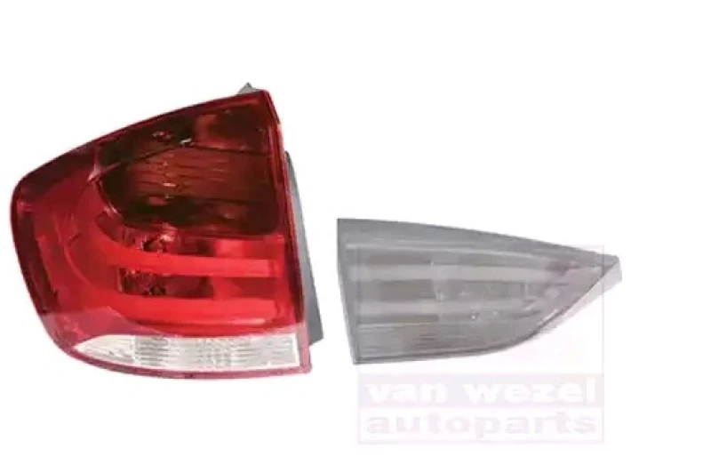 Image of VAN WEZEL 0678931 Rear light Outer section, without bulb holder, Left Combination Rearlight (391)