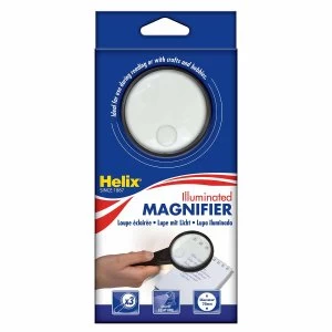 image of Helix Illuminated Magnifier 75 mm