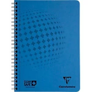 image of Clairefontaine Clean Safe A5 Notebook 120 Pages 90 GSM, Blue