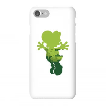 image of Nintendo Super Mario Yoshi Silhouette Phone Case - iPhone 7 - Snap Case - Gloss