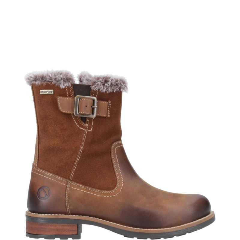 Image of Cotswold 'Kemerton' Ankle Boots Tan female