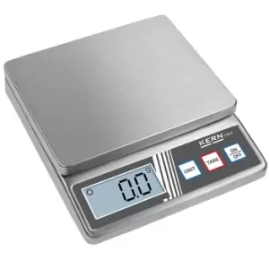 image of KERN Compact scales, suitable for versatile use, weighing range up to 500 g, read-out accuracy 0.1 g, weighing plate 125 x 155 mm