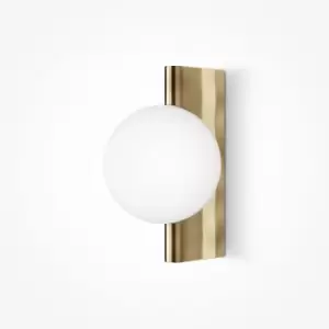 Maytoni Rim Modern Integrated LED Semi Flush Light Brass, 40cm, 3000K