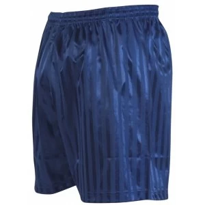 Image of Precision Striped Continental Football Shorts 34-36" Navy Blue