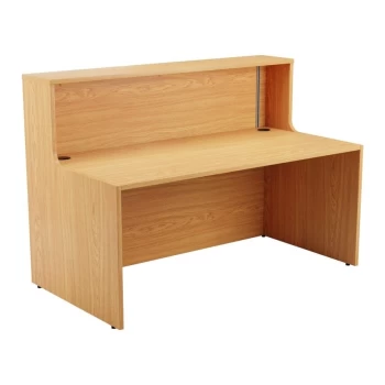Image of Reception Unit 1600 - Nova Oak Sides with Nova Oak Top