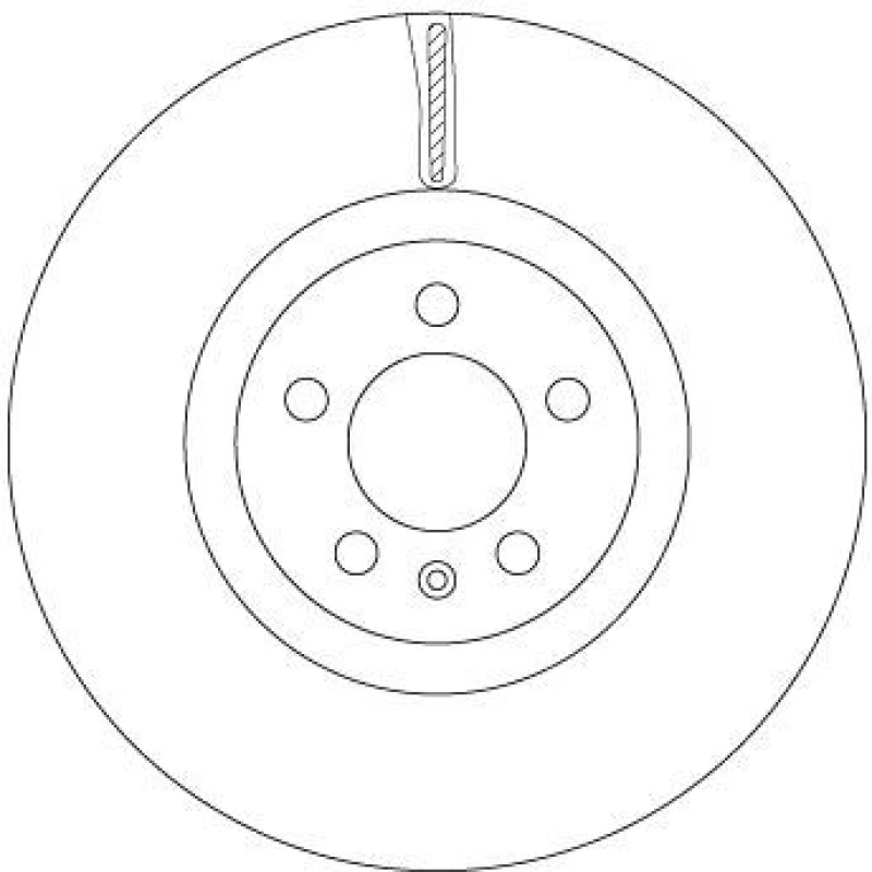 Image of Brake disc TRW DF6983S