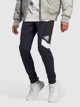 Image of adidas Sportswear Essentials Colorblock Joggers - Navy, Size 2XL, Men