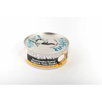 Image of Skipjack Tuna Steaks in Coconut Oil - 160g - 92876 - Fish 4 Ever