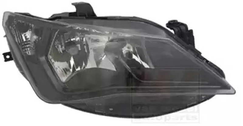 Image of VAN WEZEL 4924966 Headlights H7/H7, Right, without motor for headlamp levelling Headlight (259)