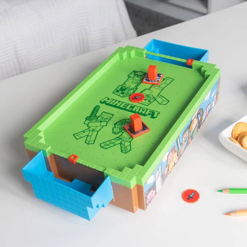 Image of Minecraft Mini Arcade Air Hockey Table - Overworld Mini Series