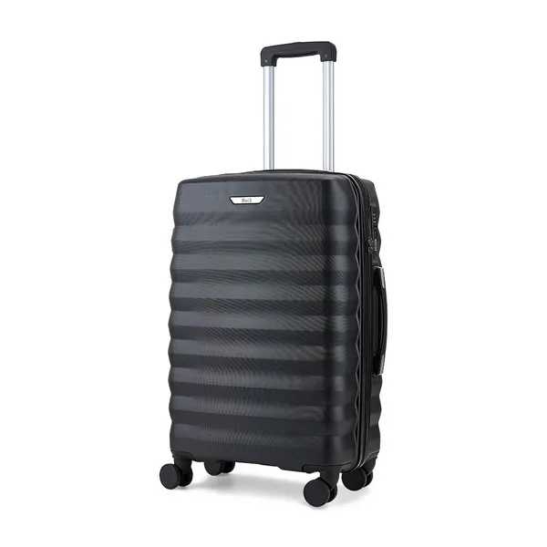 Image of Rock Luggage Berlin IL54501 8 Wheel Hardshell Large Black Suitcase
