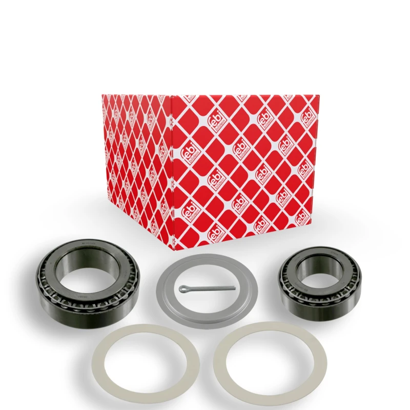 Image of FEBI BILSTEIN 15688 Wheel bearing kit with fastening/mounting material, Rear Axle Right Wheel Bearing Kit (654)