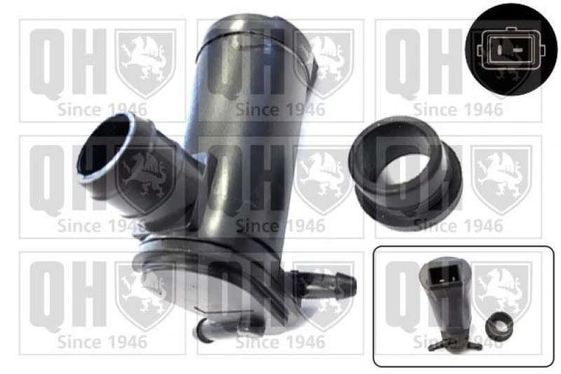 Image of QUINTON HAZELL Windscreen washer pump QUINTON HAZELL QWP010