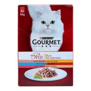 Purina Gourmet Mon Petit Meaty Variety Cat Food 6 x 50g